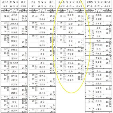 最新井冈山列车时刻表详解，最新井冈山列车时刻表全面解析