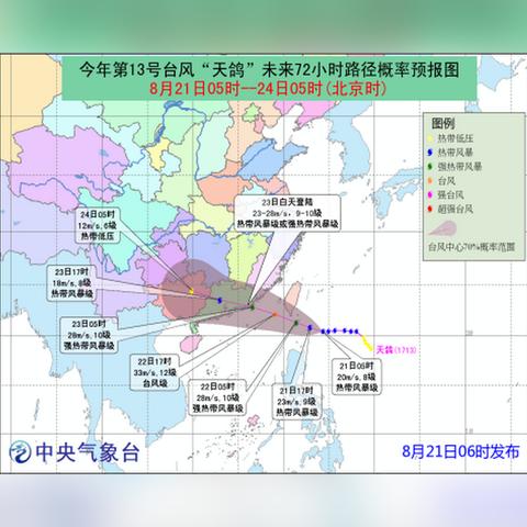 天鸽台风最新预报，风雨即将来临，做好防范准备