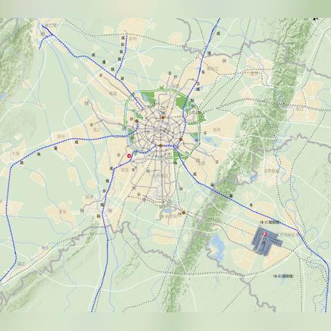 最新成都地铁规划图，城市交通的未来蓝图