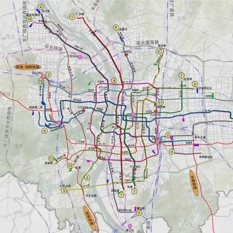 长沙地铁3号线线路图最新解读